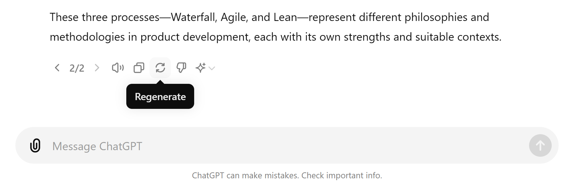 Screenshot from ChatGPT Consumer front-end showing GPT-4 selected