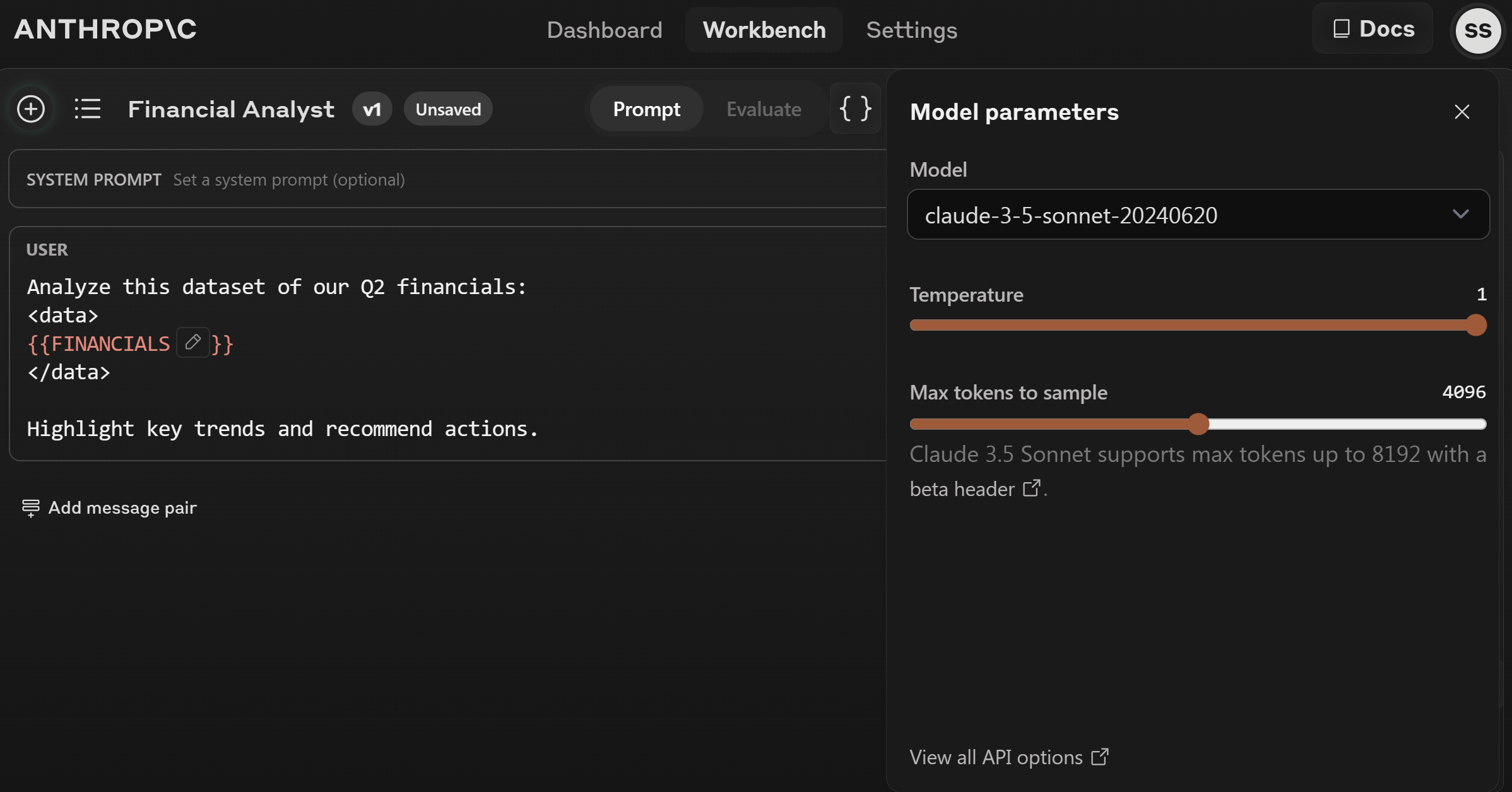 Anthropic Console Setup